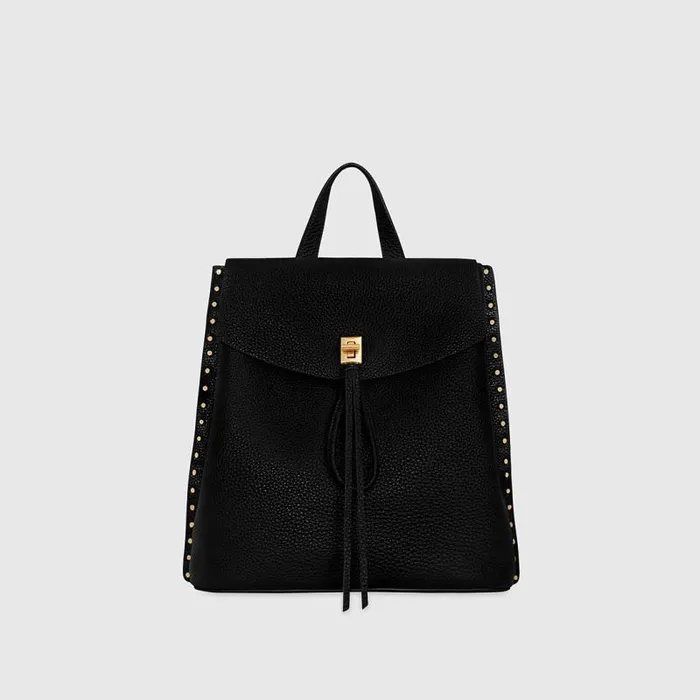 Women Rebecca Minkoff Backpacks Darren Signature Backpack Blackantique Brass Women Rebecca Minkoff Backpacks Darren Signature Backpack Blackantique Brass