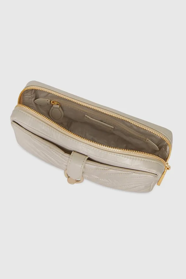 Women Rebecca Minkoff Belt Bags Edie Nylon Belt Bag Stone Women Rebecca Minkoff Belt Bags Edie Nylon Belt Bag Stone