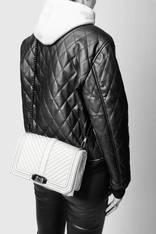 Women Rebecca Minkoff Crossbody Bags Chevron Quilted Love Crossbody Blacklight Gold Women Rebecca Minkoff Crossbody Bags Chevron Quilted Love Crossbody Blacklight Gold