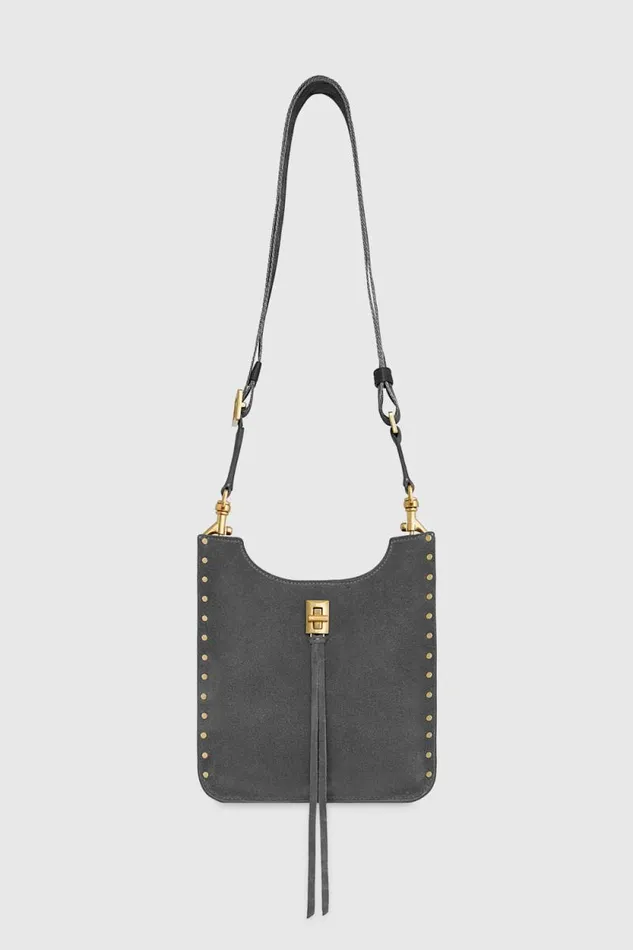 Women Rebecca Minkoff Crossbody Bags Darren Mini Feed Shadow