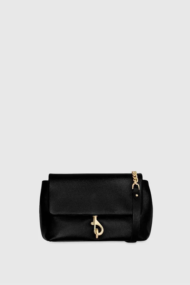 Women Rebecca Minkoff Crossbody Bags Flap Crossbody Black