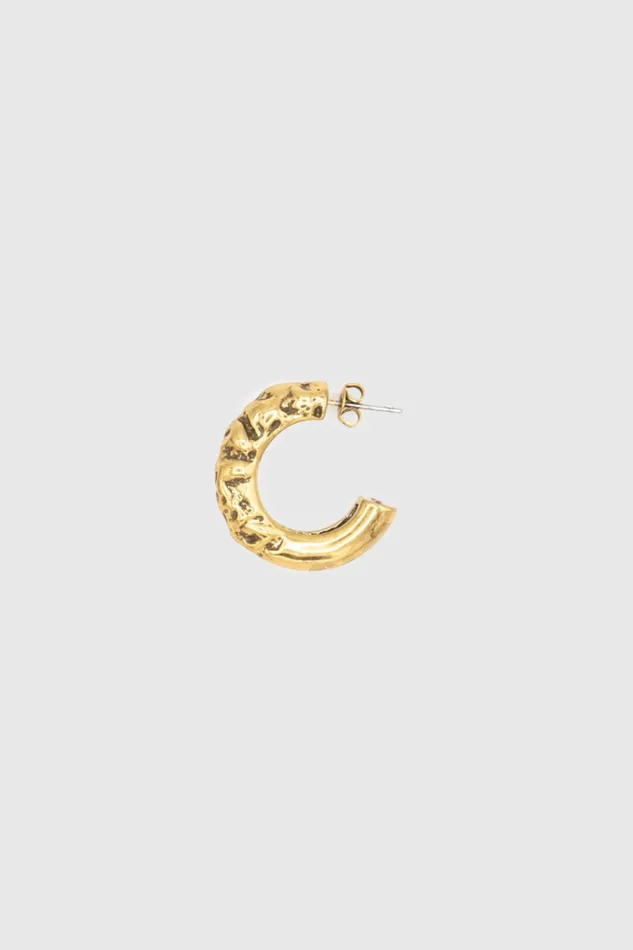 Women Rebecca Minkoff Jewelry Dual Texture Hoop Earring