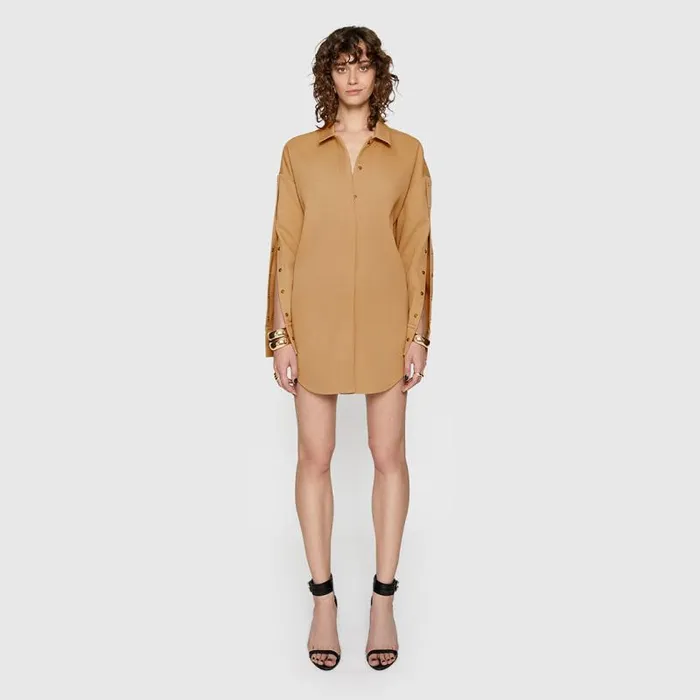 Women Rebecca Minkoff Outerwear Kennedy Shacket Camel Women Rebecca Minkoff Outerwear Kennedy Shacket Camel