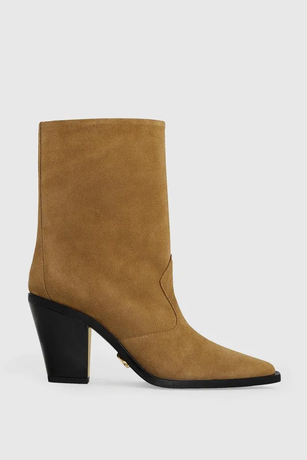 Women Rebecca Minkoff Shoes City Cowboy Boot Honey