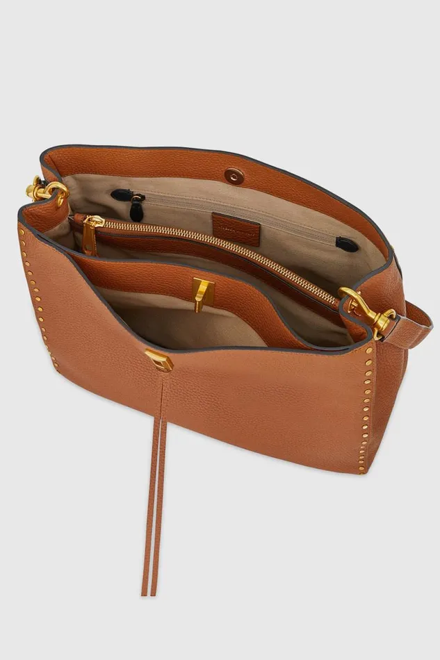 Women Rebecca Minkoff Shoulder Bags Darren Large Shoulder Bag Caramello Women Rebecca Minkoff Shoulder Bags Darren Large Shoulder Bag Caramello