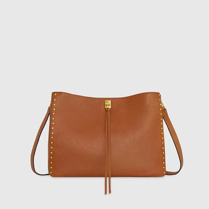 Women Rebecca Minkoff Shoulder Bags Darren Large Shoulder Bag Caramello Women Rebecca Minkoff Shoulder Bags Darren Large Shoulder Bag Caramello