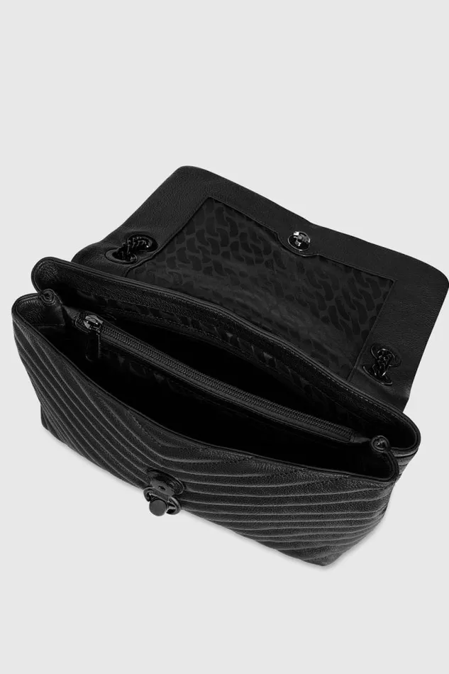 Women Rebecca Minkoff Shoulder Bags Edie Flap Shoulder Bag Blackblack Shellac Women Rebecca Minkoff Shoulder Bags Edie Flap Shoulder Bag Blackblack Shellac