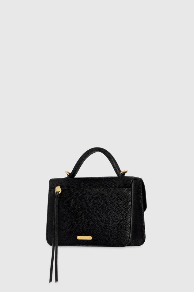 Women Rebecca Minkoff Top Handle Bags Darren Small Messenger Black Women Rebecca Minkoff Top Handle Bags Darren Small Messenger Black