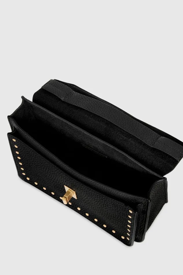 Women Rebecca Minkoff Top Handle Bags Darren Small Messenger Black Women Rebecca Minkoff Top Handle Bags Darren Small Messenger Black