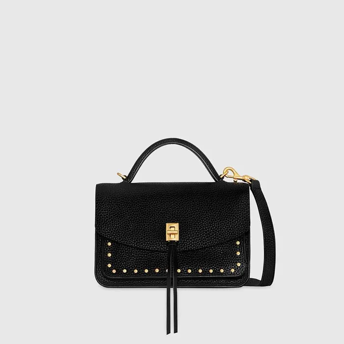 Women Rebecca Minkoff Top Handle Bags Darren Small Messenger Black Women Rebecca Minkoff Top Handle Bags Darren Small Messenger Black