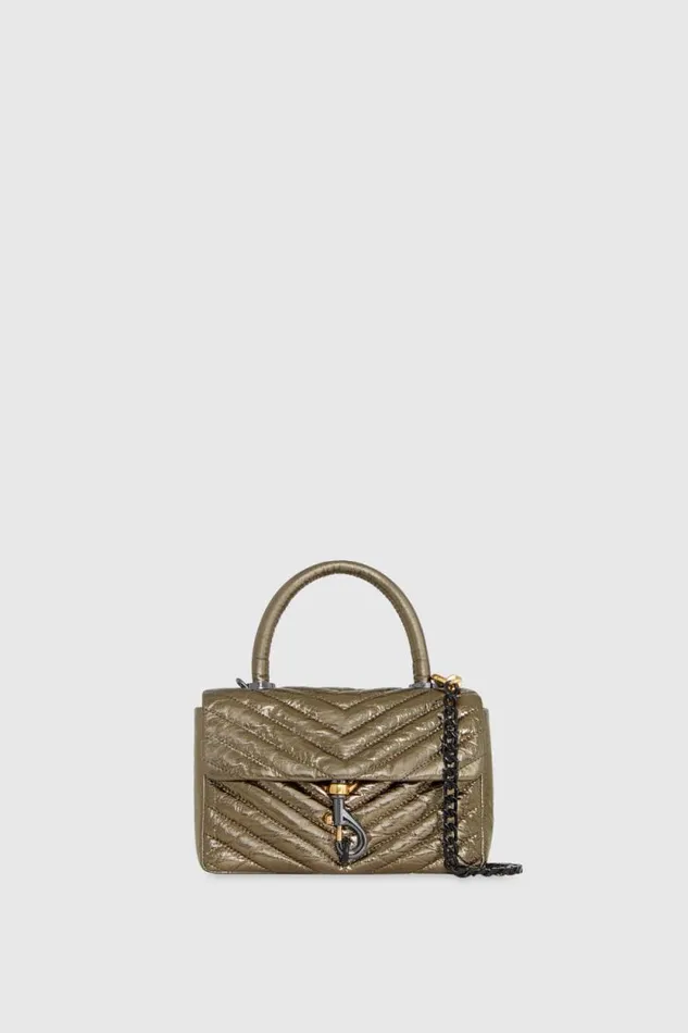 Women Rebecca Minkoff Top Handle Bags Edie Top Handle Bronze