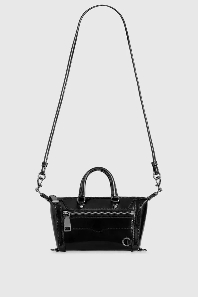 Women Rebecca Minkoff Top Handle Bags Micro Mini MAB Black
