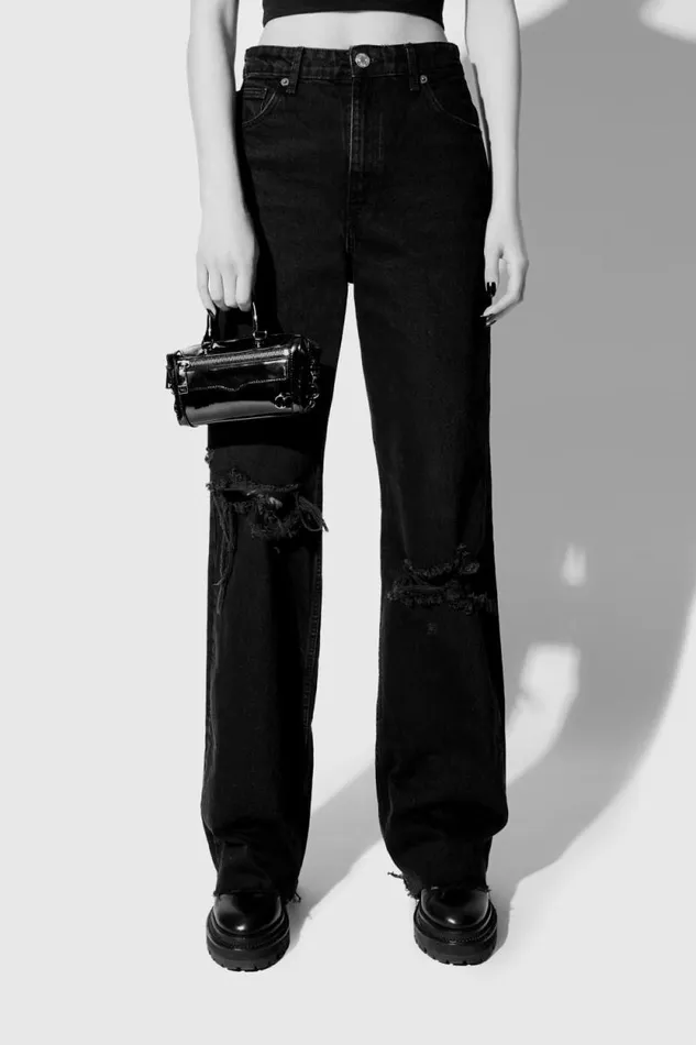 Women Rebecca Minkoff Top Handle Bags Micro Mini MAB Black Women Rebecca Minkoff Top Handle Bags Micro Mini MAB Black