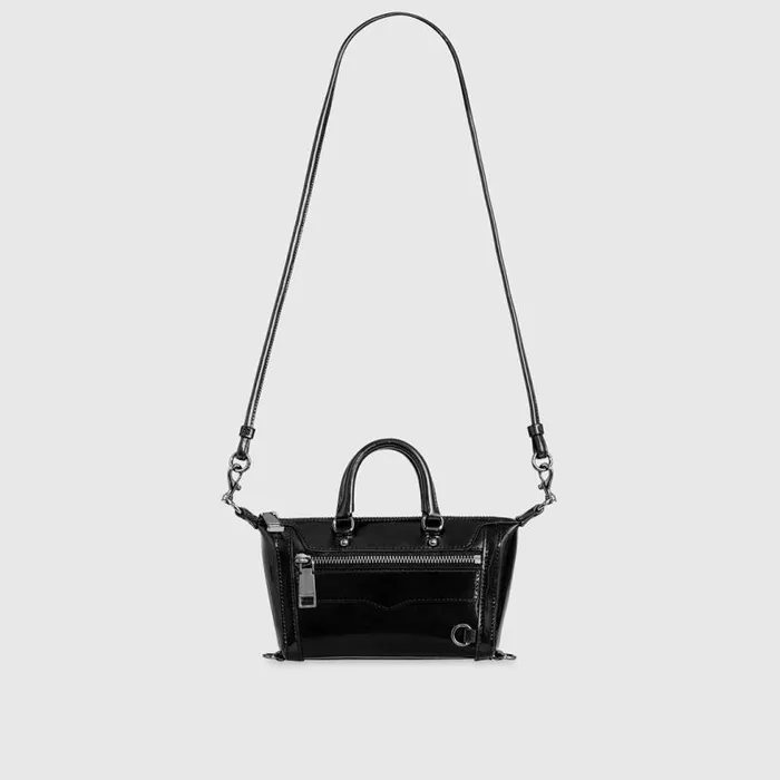 Women Rebecca Minkoff Top Handle Bags Micro Mini MAB Black Women Rebecca Minkoff Top Handle Bags Micro Mini MAB Black