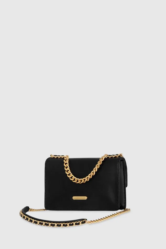 Women Rebecca Minkoff Wallets V Studded Wallet On Chain Black Women Rebecca Minkoff Wallets V Studded Wallet On Chain Black