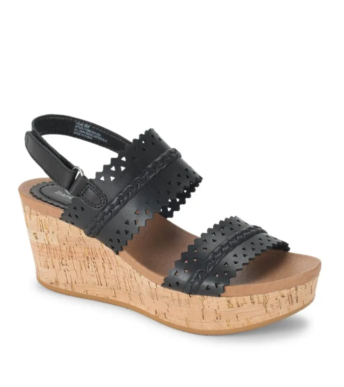 Women Rene Wedge Sandal Black Baretraps Wedge Sandals