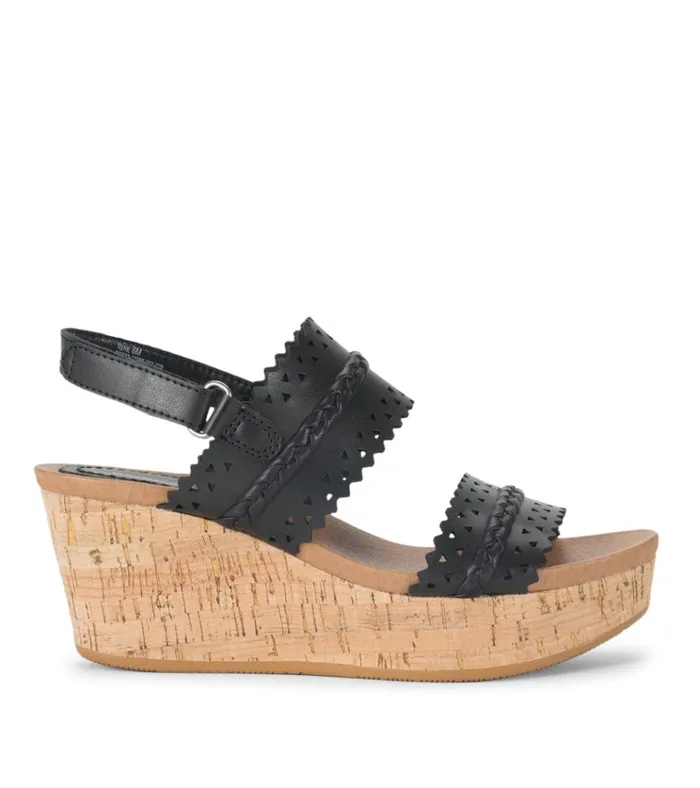 Women Rene Wedge Sandal Black Baretraps Wedge Sandals