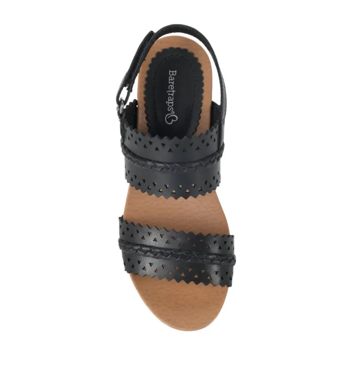 Women Rene Wedge Sandal Black Baretraps Wedge Sandals