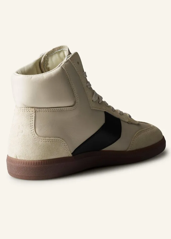 Women Retro High Top Sneaker Off White MEEM