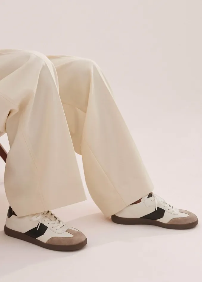 Women Retro Sneaker Off Whiteblack MEEM