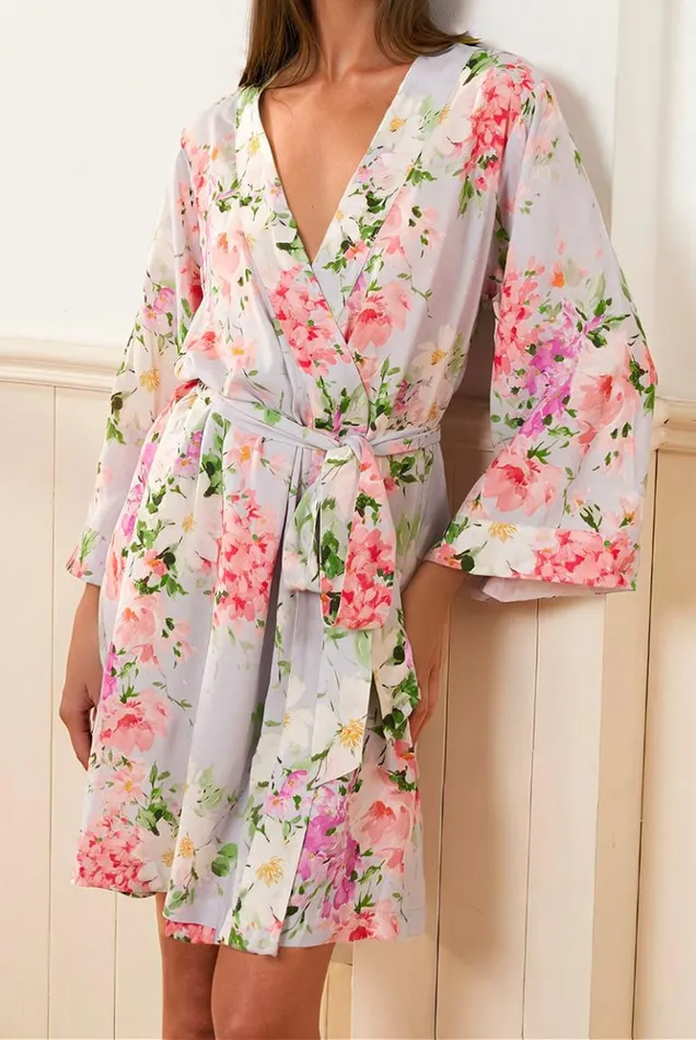 Women Robes and Pajamas YUMI KIM DREAM LOVER ROBE Soft Kiss Blue