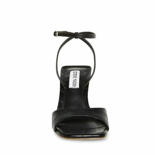 Women ROZLYN BLACK CROCODILE Black Crocodile Steve Madden Heels Women ROZLYN BLACK CROCODILE Black Crocodile Steve Madden Heels