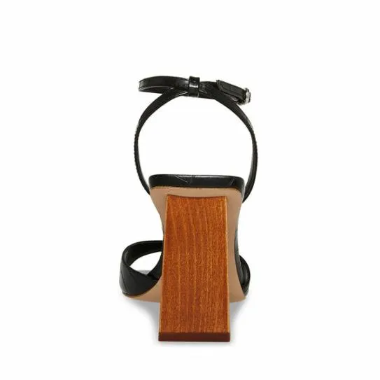 Women ROZLYN BLACK CROCODILE Black Crocodile Steve Madden Heels Women ROZLYN BLACK CROCODILE Black Crocodile Steve Madden Heels