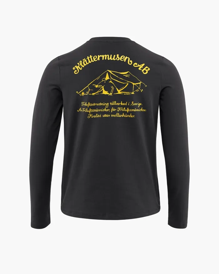 Women Runa Verkstad AB Long Sleeve Tee Raven Klttermusen TShirts
