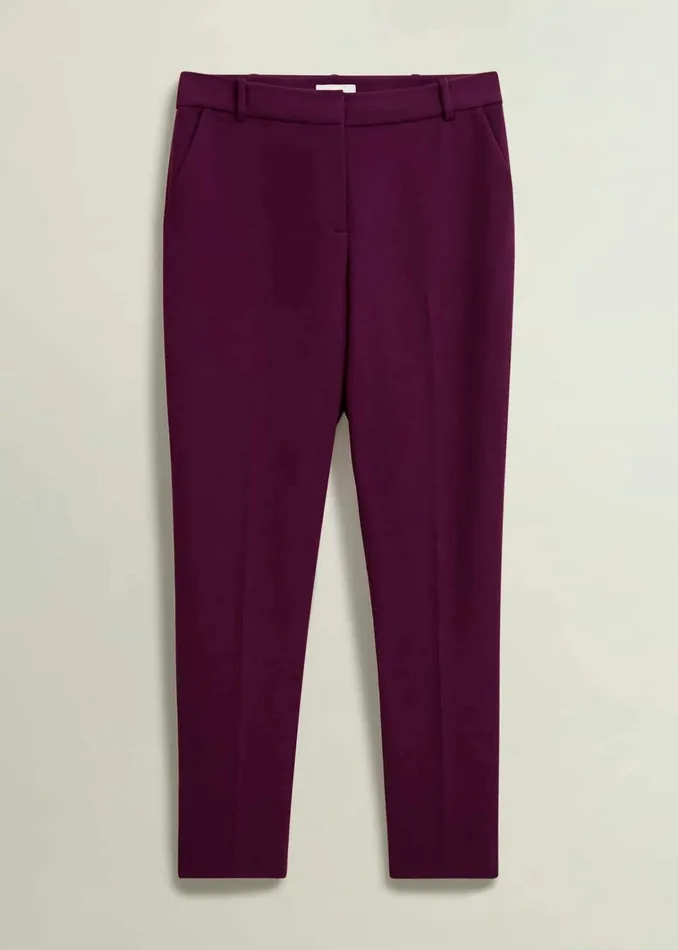 Women Sami Tapered Trousers Warm Plum Hobbs Trousers
