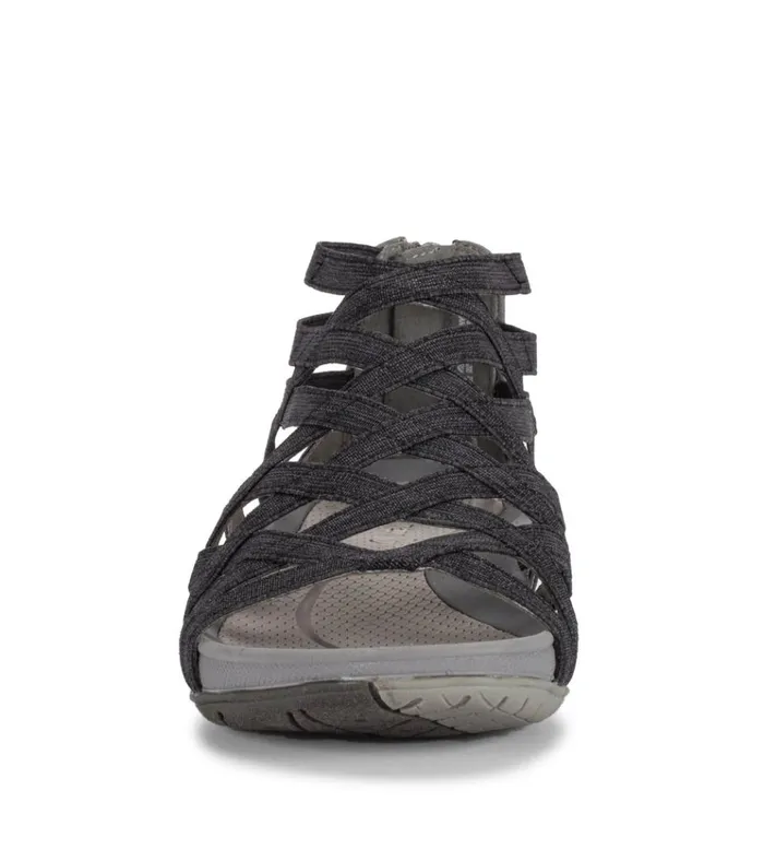 Women Samina Sandal Blackgrey Baretraps Rebound Sandals