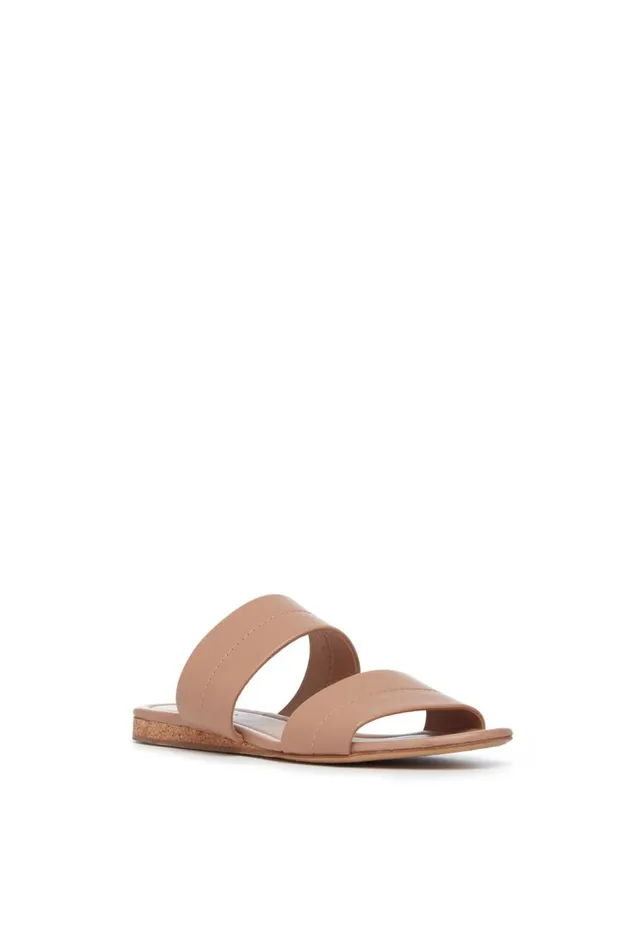 Women Sandals Gabriela Hearst Lora Flat Sandal In Dark Camel Leather