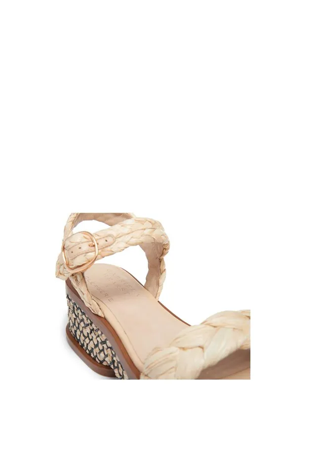 Women Sandals Gabriela Hearst Michael Platform Sandal In Natural Raffia