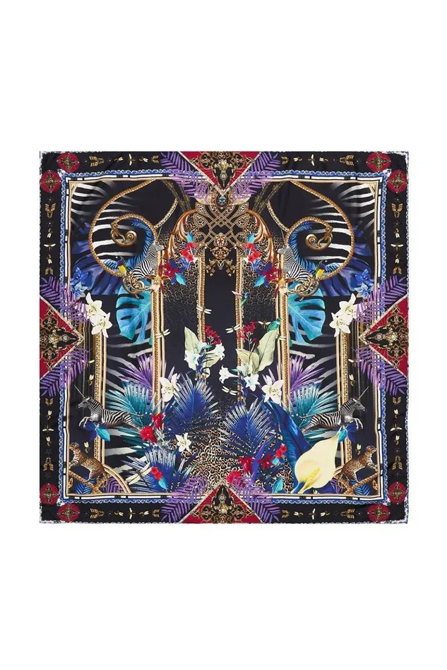 Women Scarves Camilla Large Square Scarf Rainbow Room