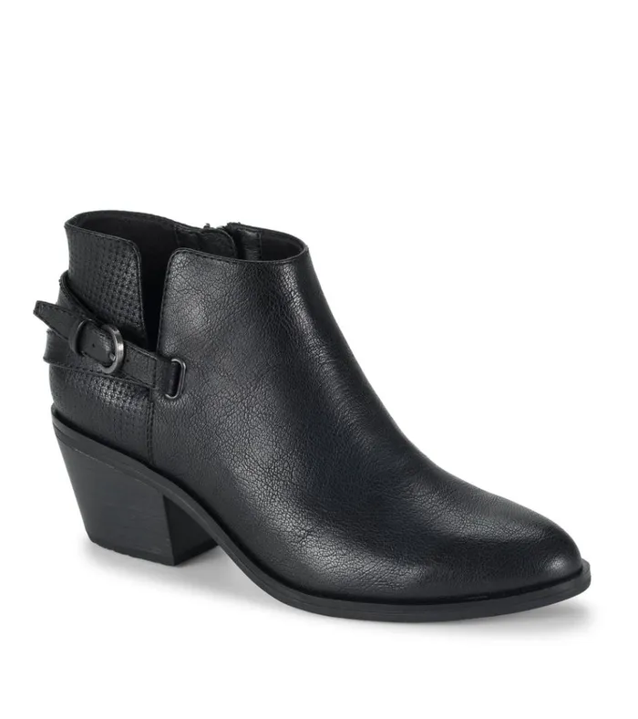 Women Shannen Block Heel Bootie Black Baretraps Booties