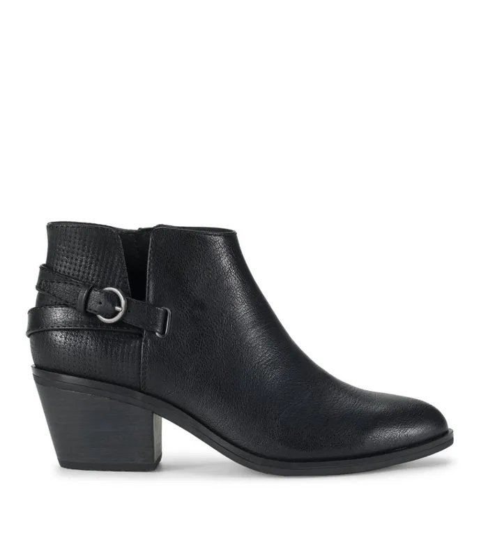 Women Shannen Block Heel Bootie Black Baretraps Booties