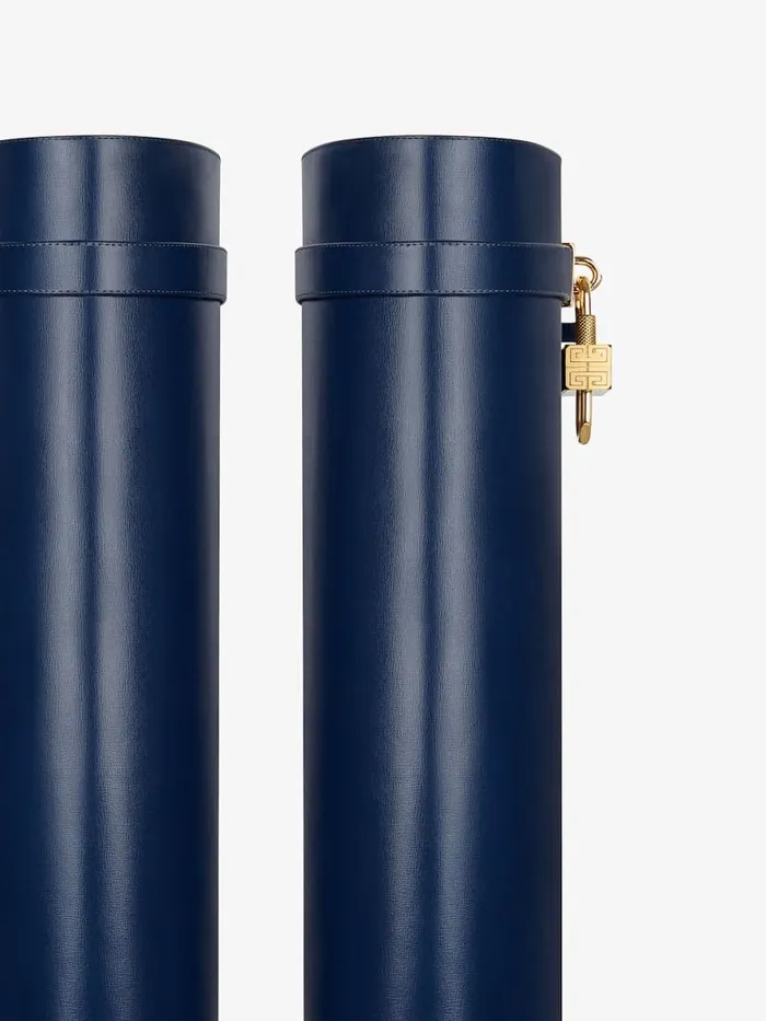Women Shark Lock Givenchy Shark Lock Boots In Leather Petrol Blue Women Shark Lock Givenchy Shark Lock Boots In Leather Petrol Blue
