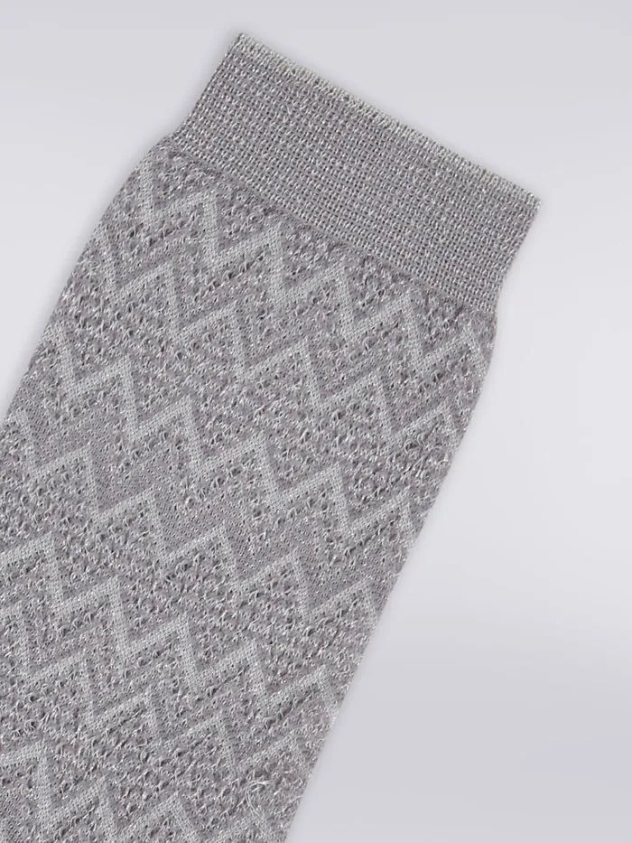 Women Short Zigzag Viscose And Nylon Socks Multicoloured Missoni Socks Women Short Zigzag Viscose And Nylon Socks Multicoloured Missoni Socks