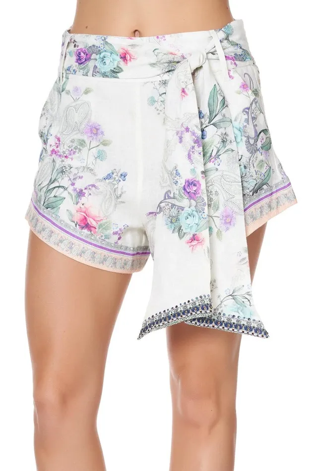 Women Shorts Camilla Tie Detail High Cut Shorts Forever Far