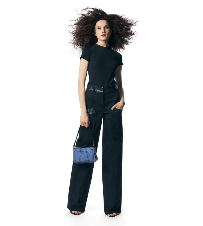 Women Shoulder Bags Tom Ford Denim Jennifer Mini Bag Washed Blue Black Women Shoulder Bags Tom Ford Denim Jennifer Mini Bag Washed Blue Black