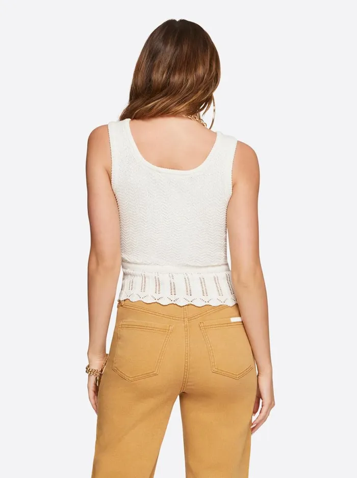 Women Sierra Sweater Tank In Gardenia Jessica Simpson Tops and Tees
