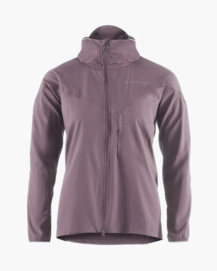 Women Sif Ultralight Jacket Boysenberry Klttermusen Wind Resistant Jackets