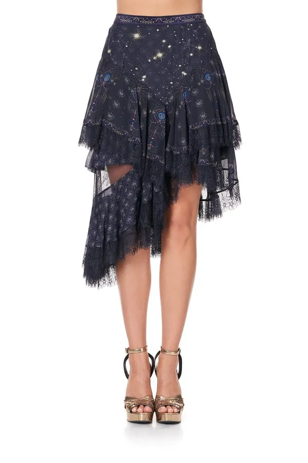 Women Skirts Camilla Layered Asymmetrical Skirt Its A Sign