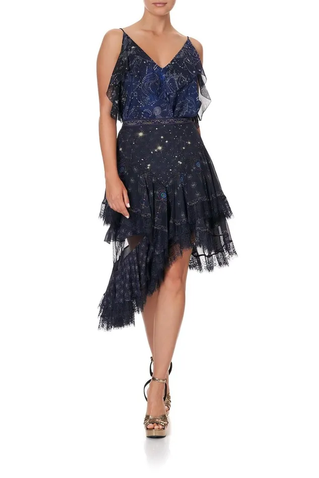 Women Skirts Camilla Layered Asymmetrical Skirt Its A Sign