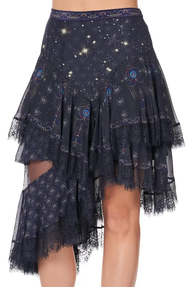 Women Skirts Camilla Layered Asymmetrical Skirt Its A Sign