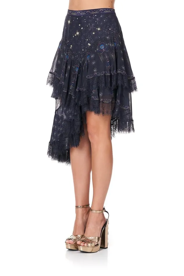 Women Skirts Camilla Layered Asymmetrical Skirt Its A Sign