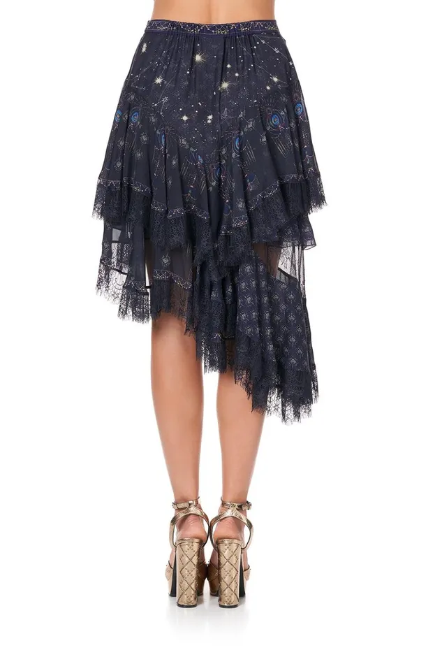 Women Skirts Camilla Layered Asymmetrical Skirt Its A Sign