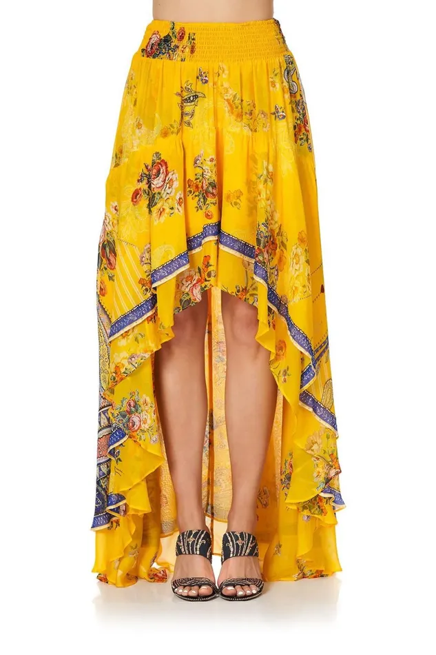Women Skirts Camilla Skirt With Double Layer Hem Own Muse