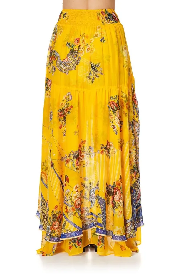 Women Skirts Camilla Skirt With Double Layer Hem Own Muse