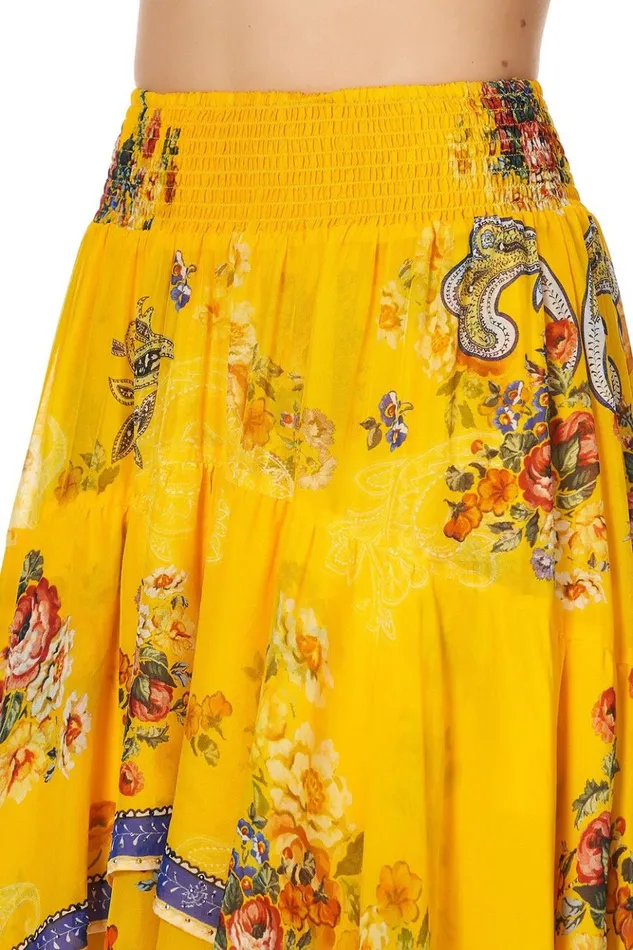 Women Skirts Camilla Skirt With Double Layer Hem Own Muse