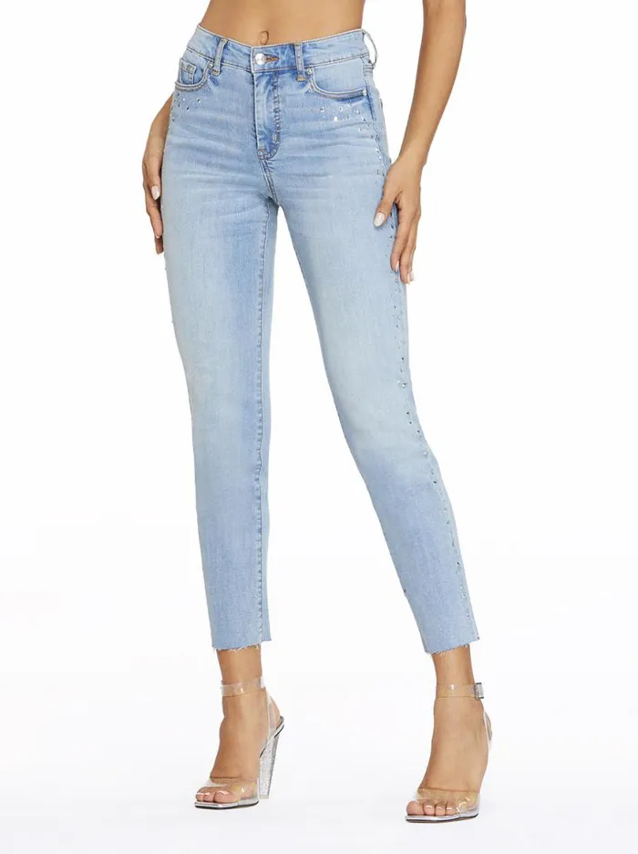 Women Spotlight High Rise Straight Jeans In Into The Blues Jessica Simpson Denim